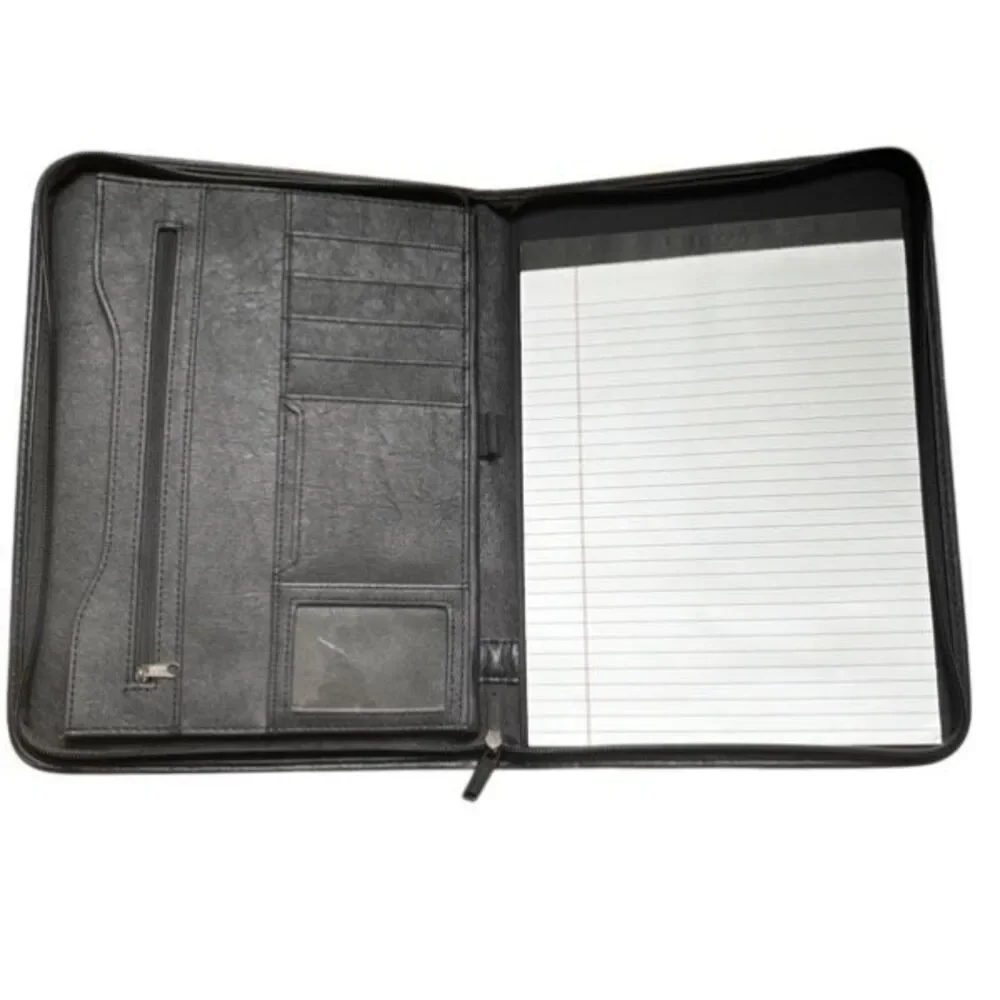 Penn State University iMBA Zippered Portfolio Padfolio Organizer Black Leeds